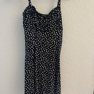Black and White Sunflower Dress